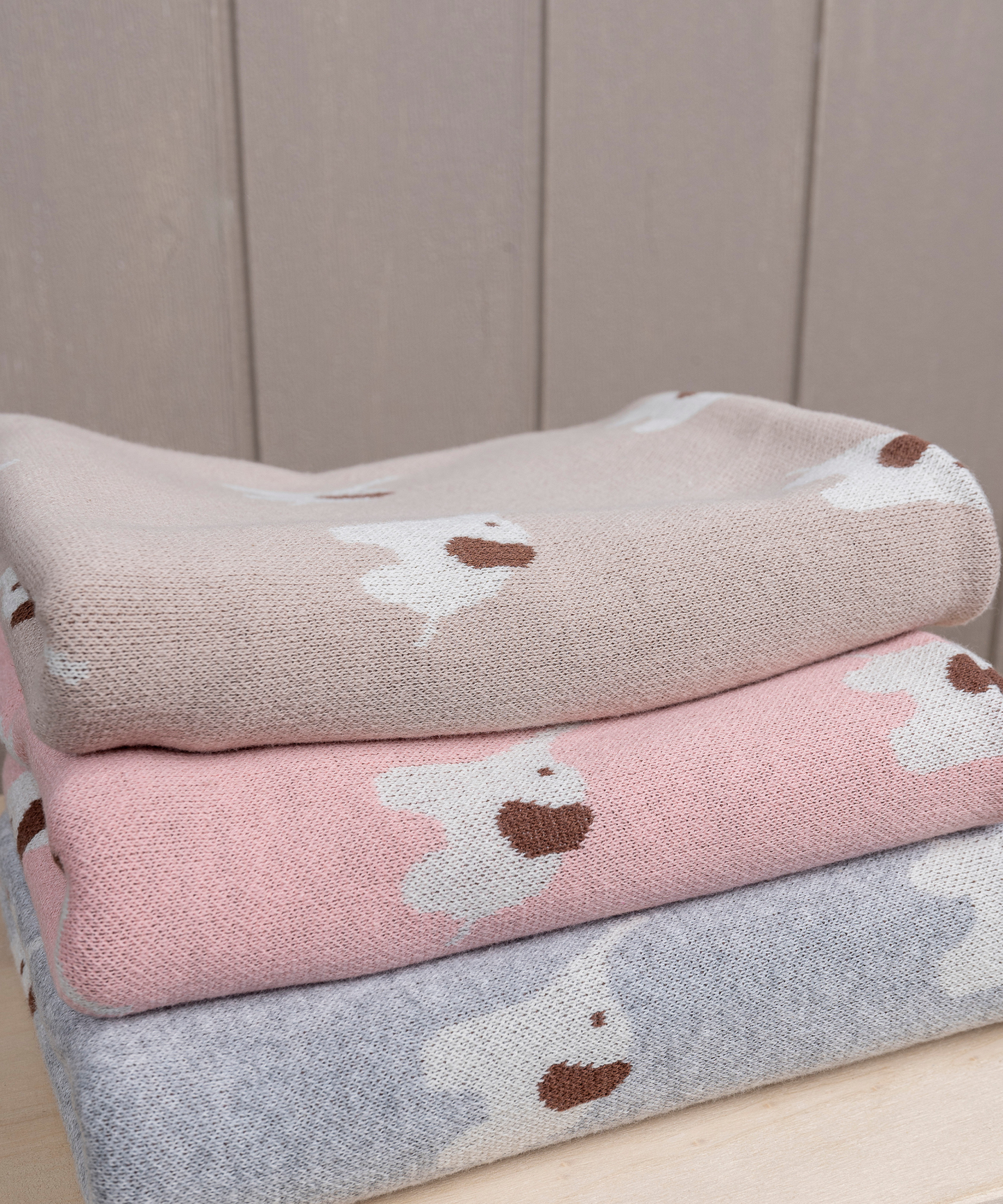 Little Elephant Cotton Knit Blanket