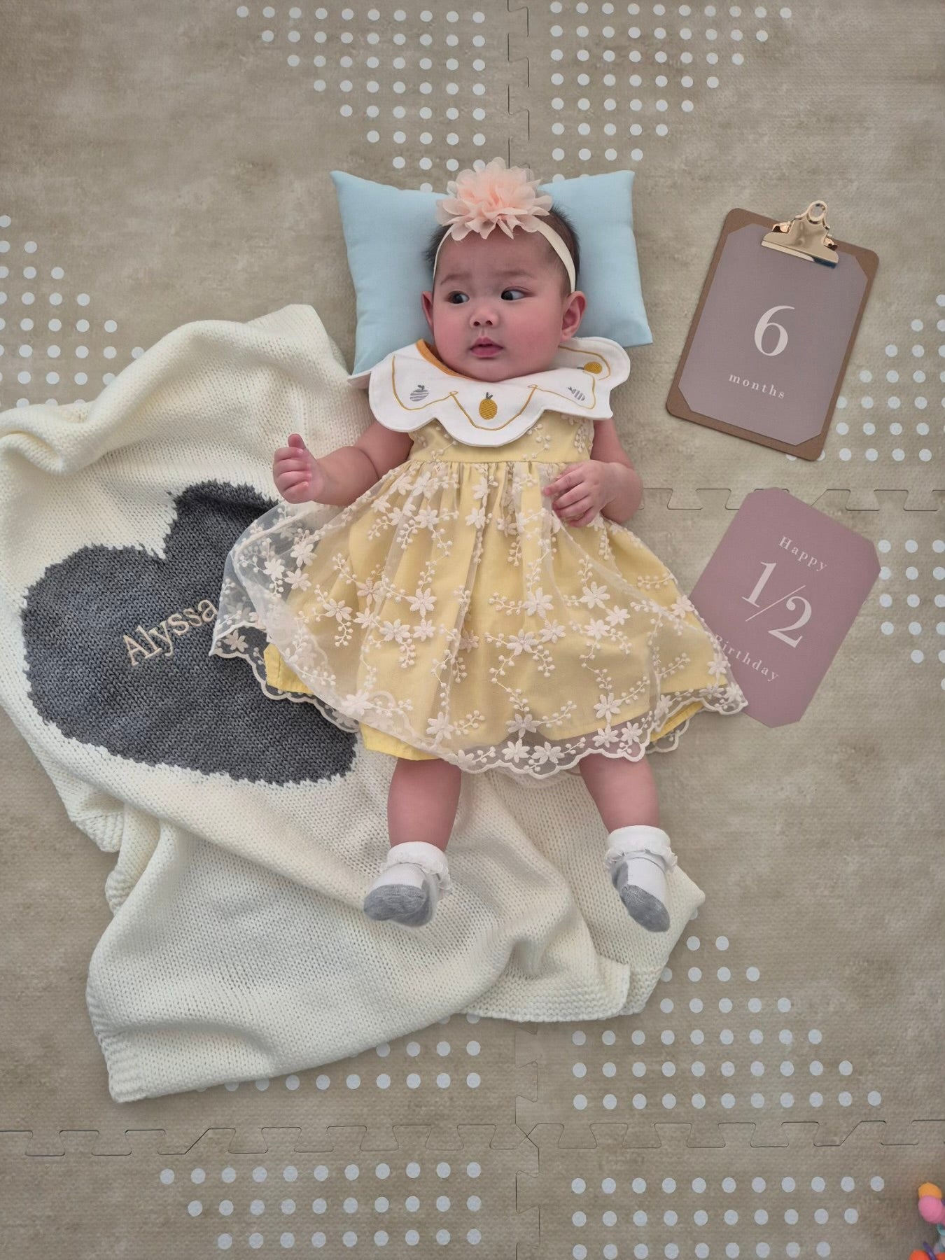 Sweetheart Knit Baby Blanket