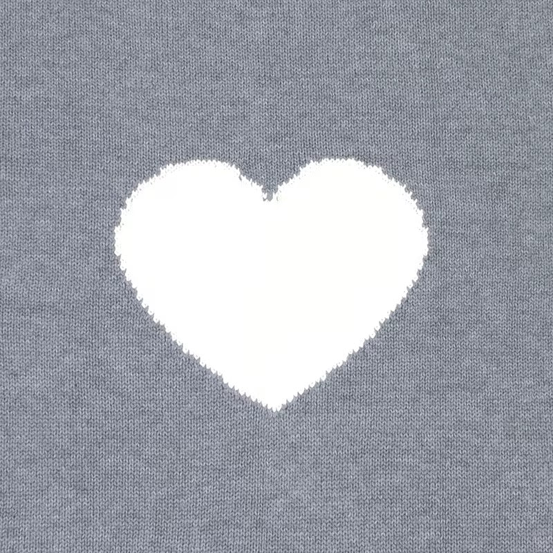 Sweetheart Knit Baby Blanket