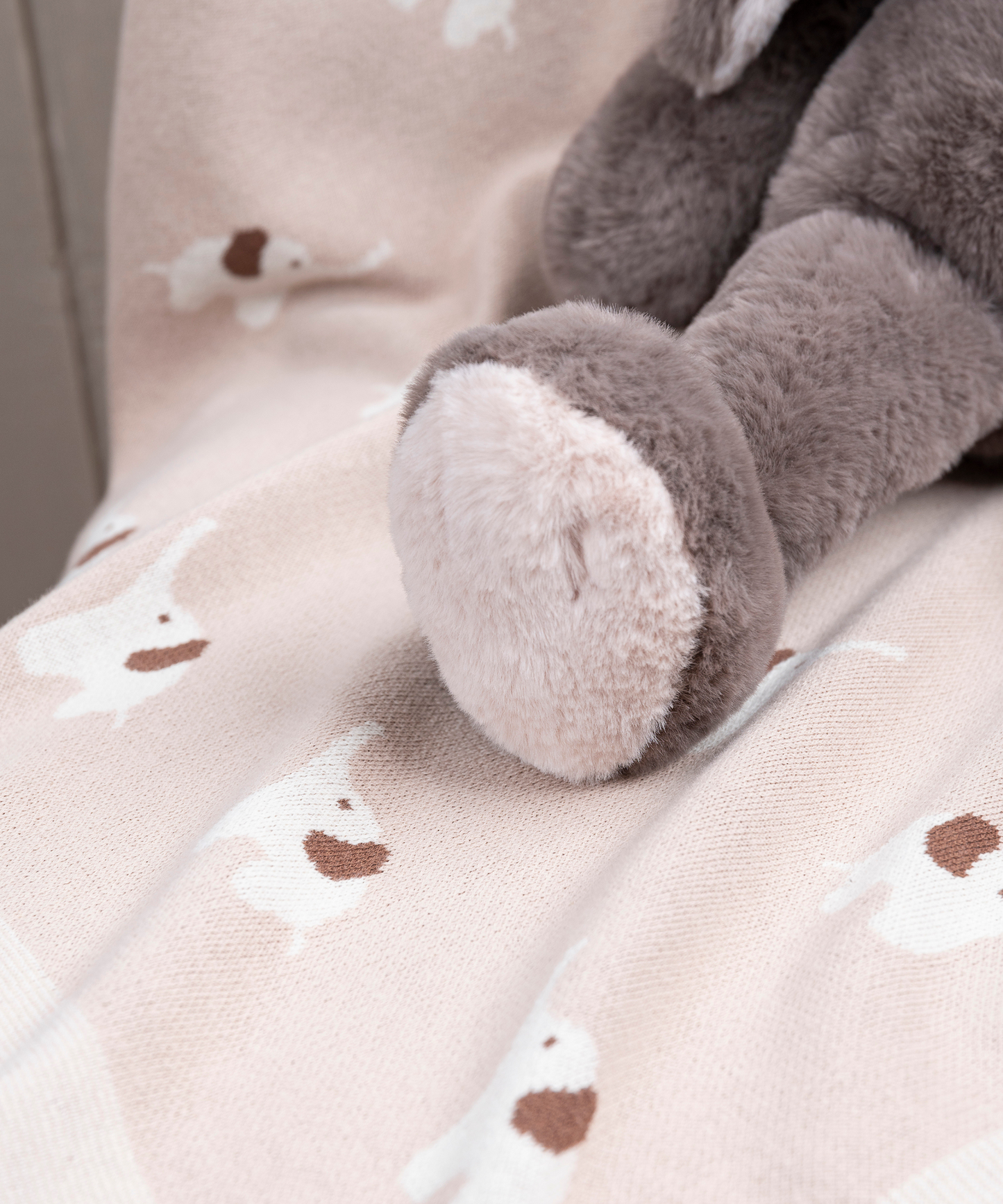 Little Elephant Cotton Knit Blanket