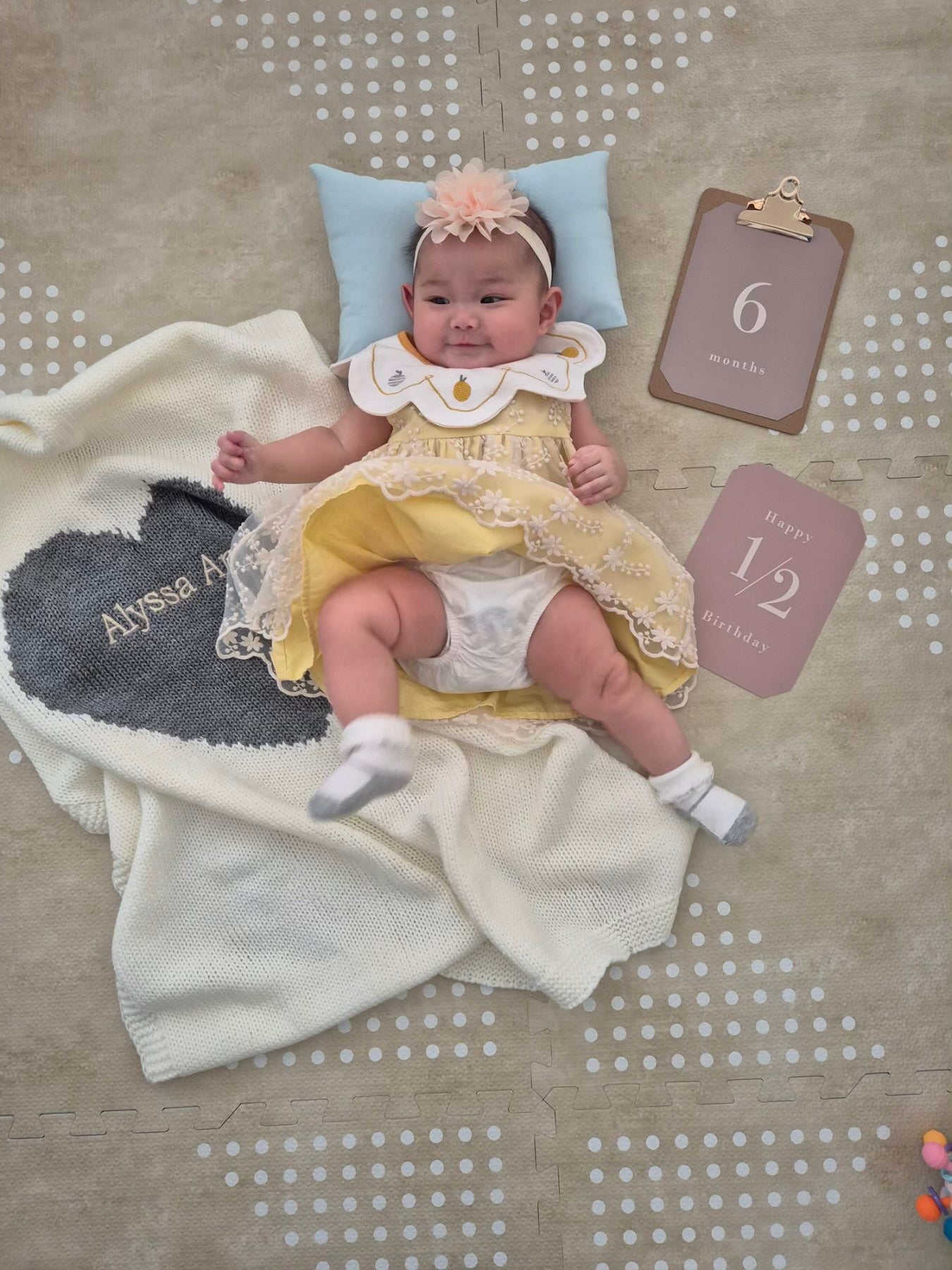 Sweetheart Knit Baby Blanket