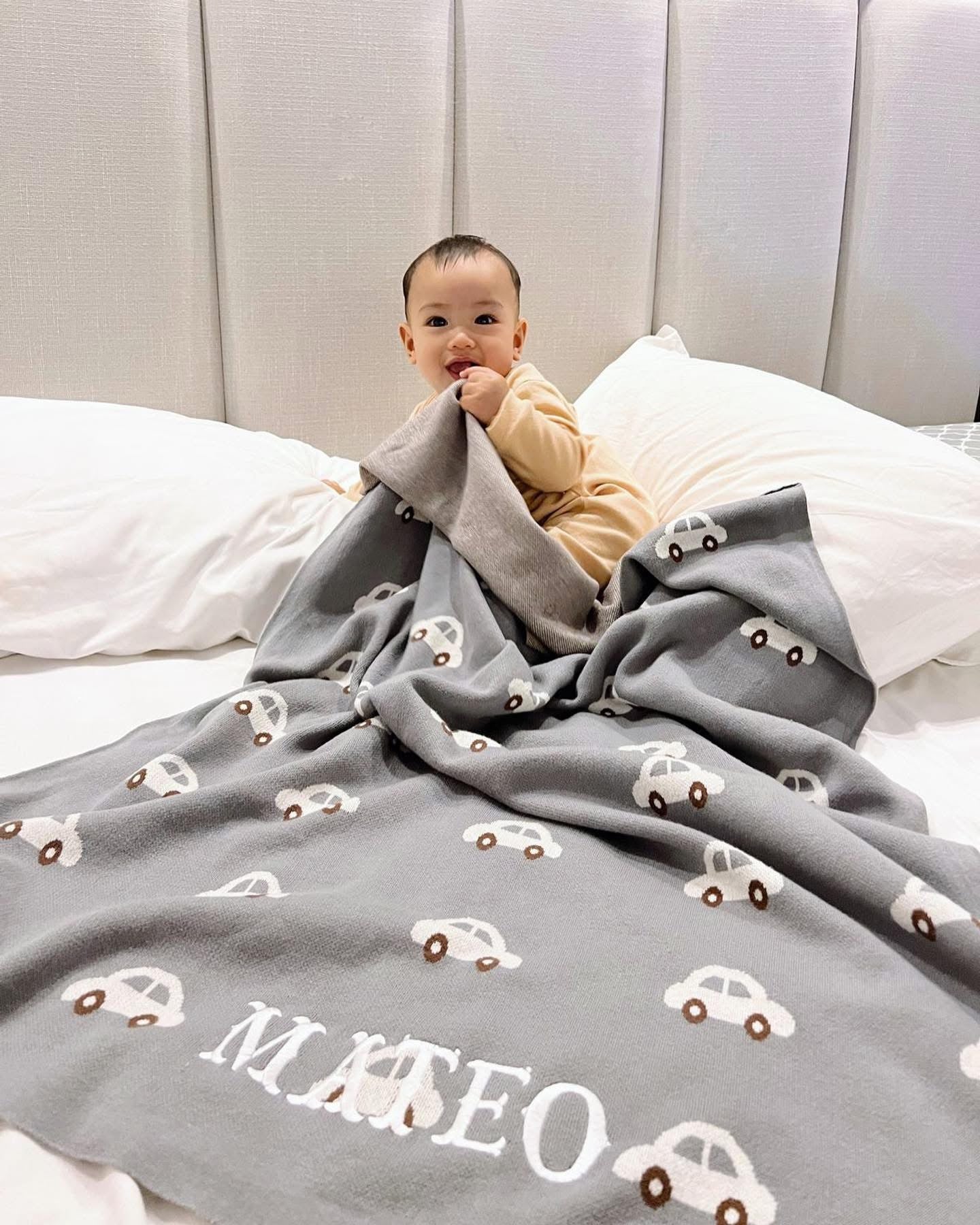 Car Cotton Knit Blanket