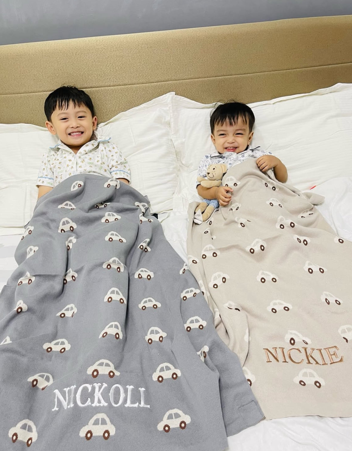Car Cotton Knit Blanket