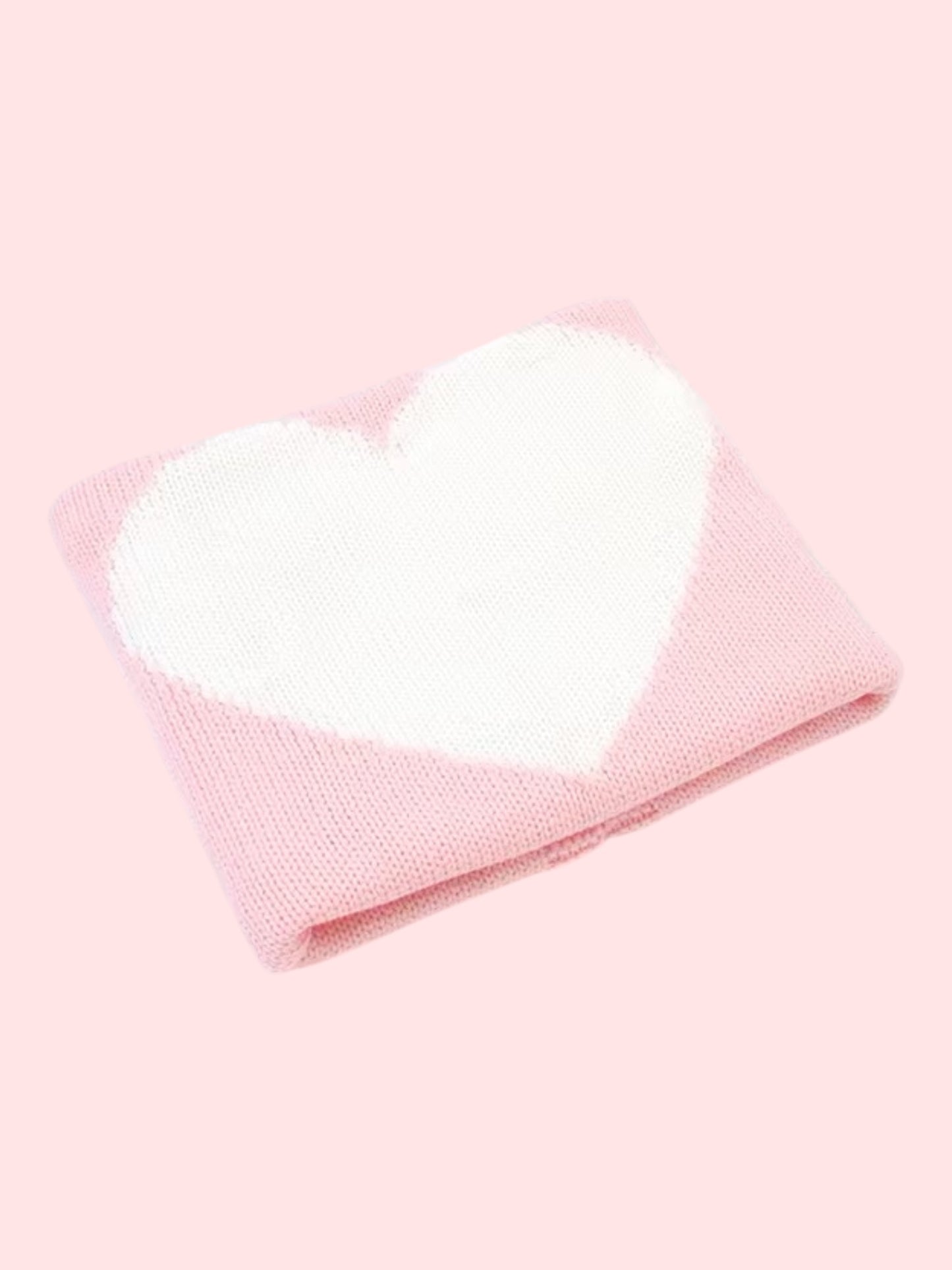 Sweetheart Knit Baby Blanket