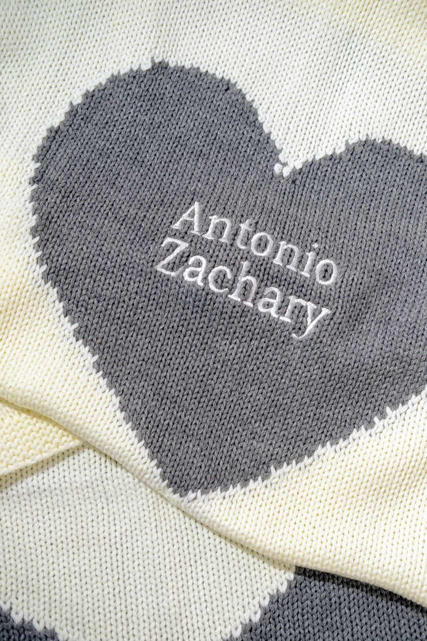Sweetheart Knit Baby Blanket