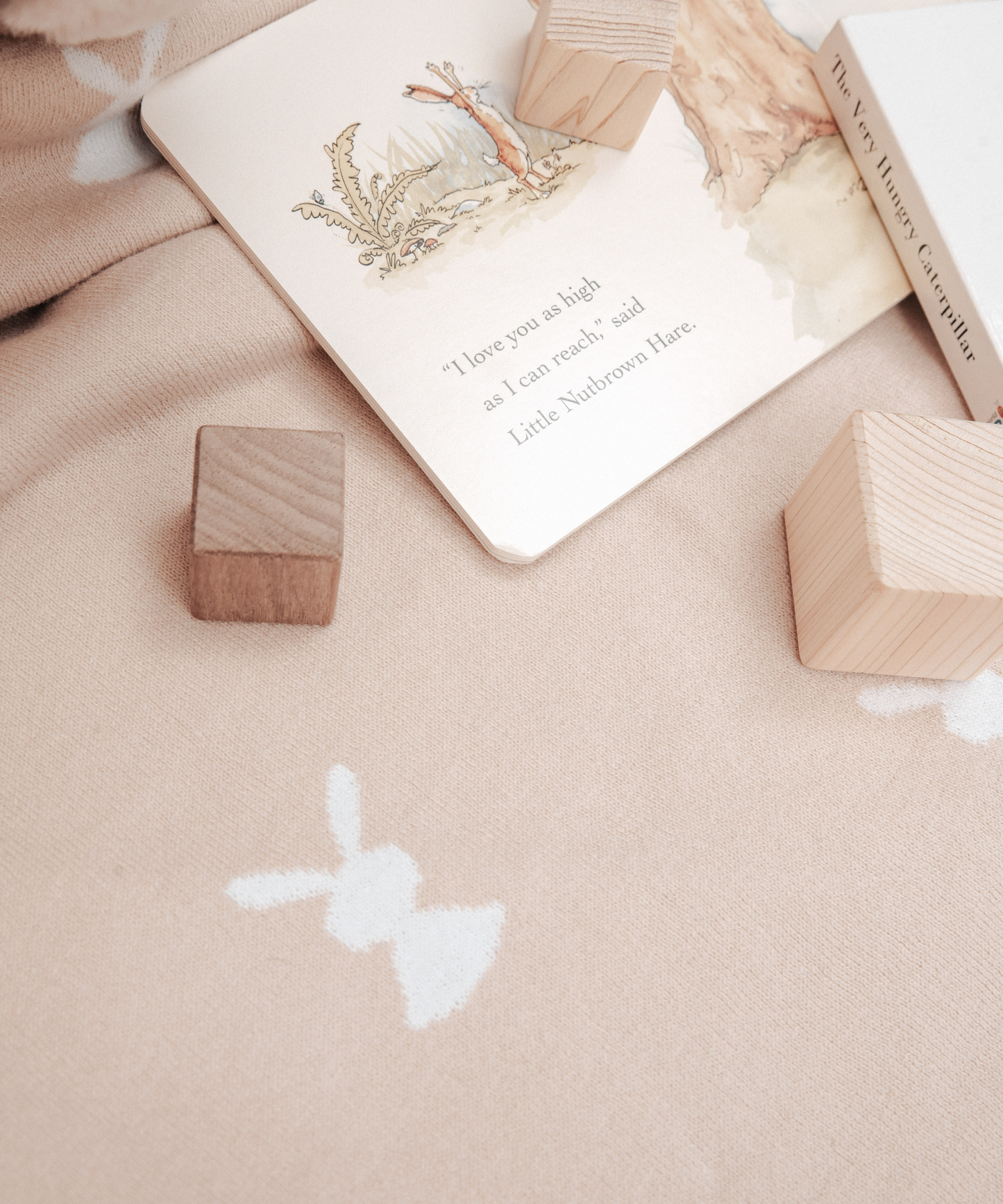 Lucky Rabbit Knit Blanket