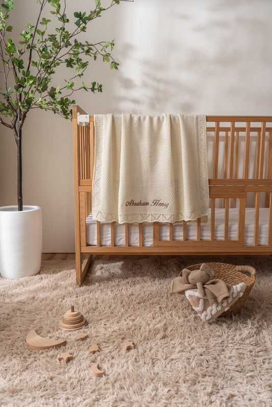 Heirloom Knit Baby Blanket