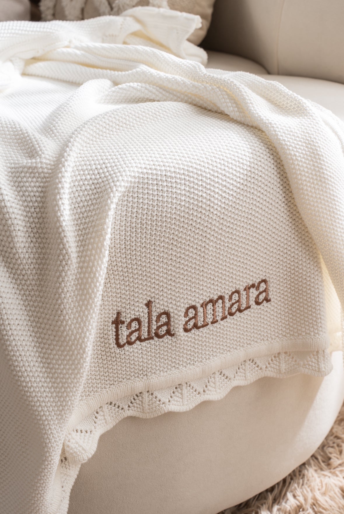 Heirloom Knit Baby Blanket