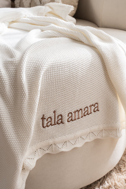 Heirloom Knit Baby Blanket