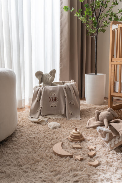 Car Cotton Knit Blanket