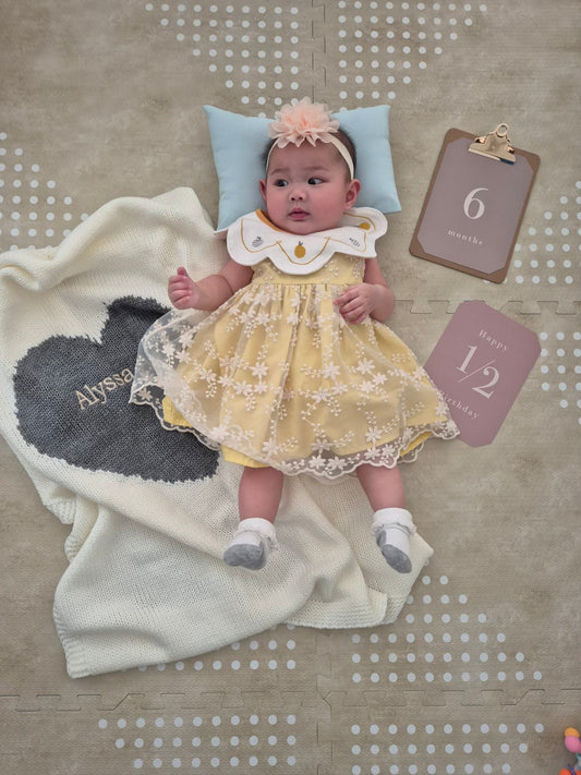 Sweetheart Knit Baby Blanket