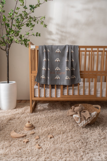 Car Cotton Knit Blanket