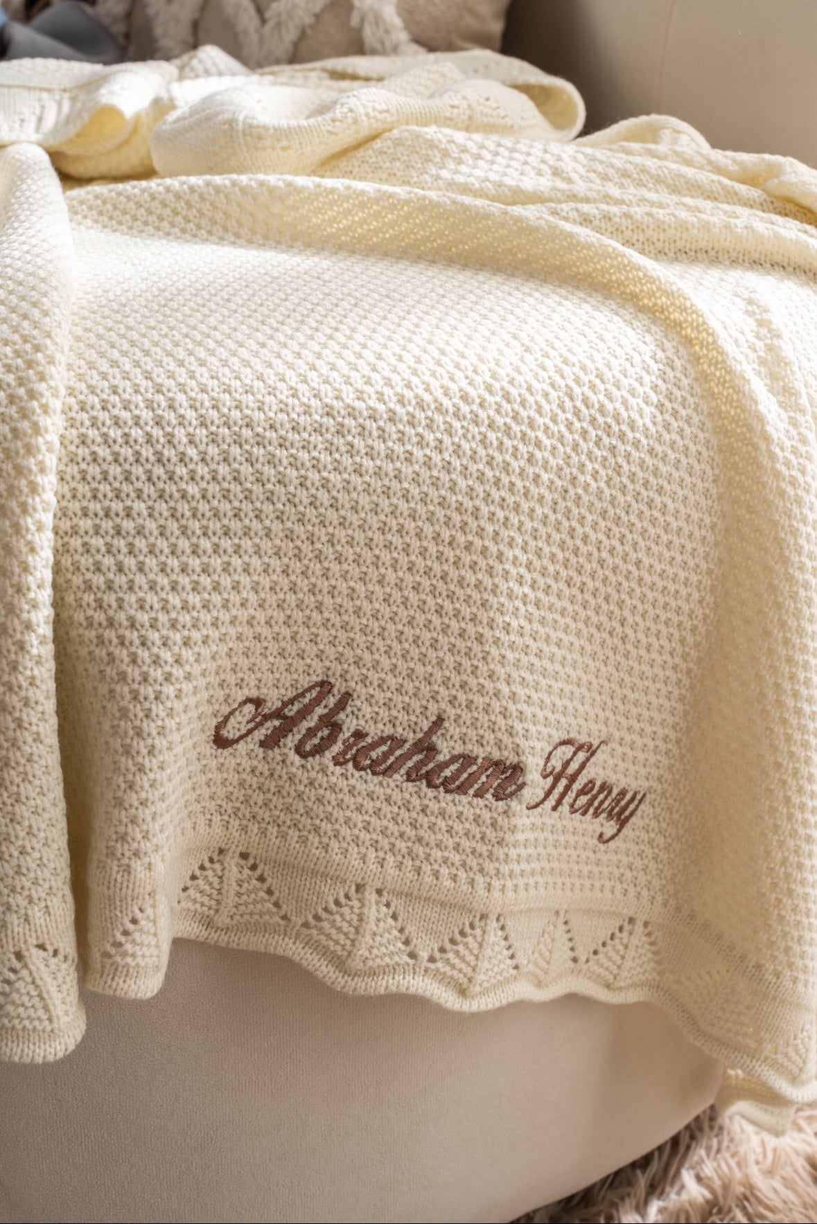 Heirloom Knit Baby Blanket