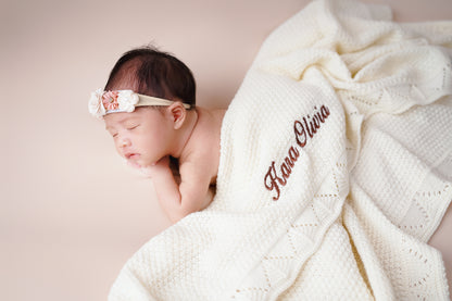 Heirloom Knit Baby Blanket